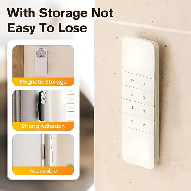 Support de télécommande magnétique sans perceuse, support mural adhésif pour télécommandes TV, routeur gain de place, organisateur collant fort pour clés