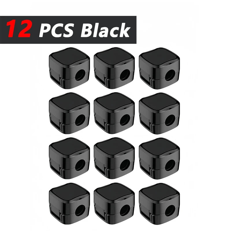 Non-magnétique, robuste  Attaches-câbles réglables pour organiser les cordons |   Organisateur adhésif sous le bureau pour la maison, le bureau, la voiture, le mur, le bureau de travail