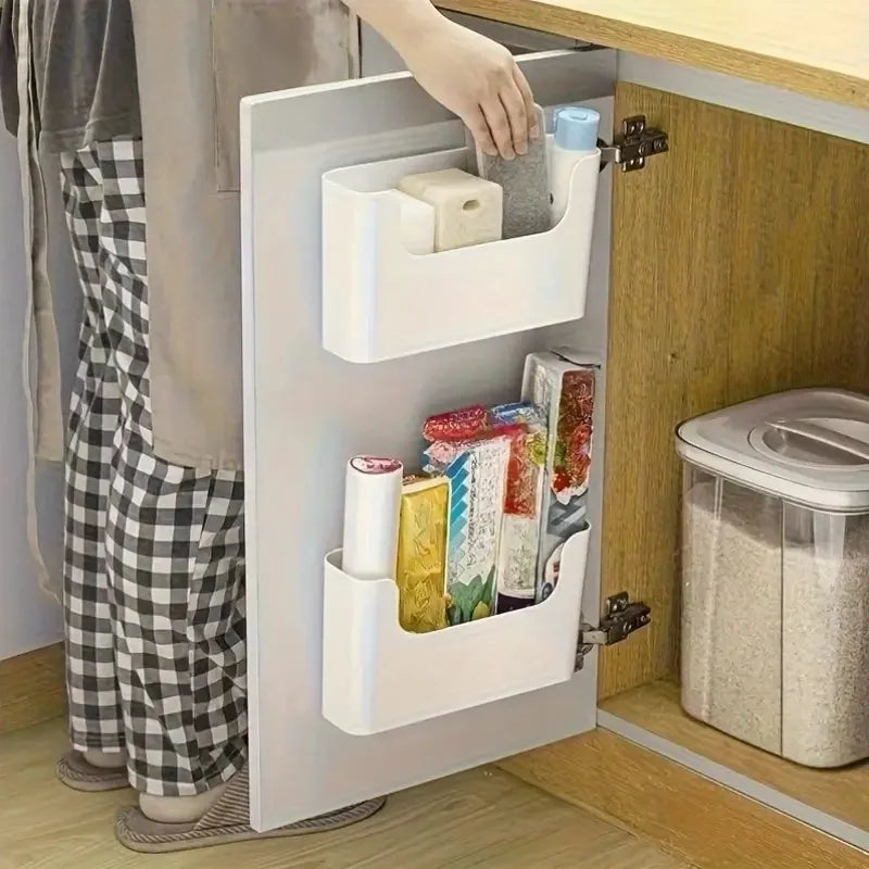 Organisateurs de séparateurs de tiroirs, montage facile pour mur et tiroirs. Multi-usage avec fenêtre de vue pour cuisine, salle de bain et plus.
