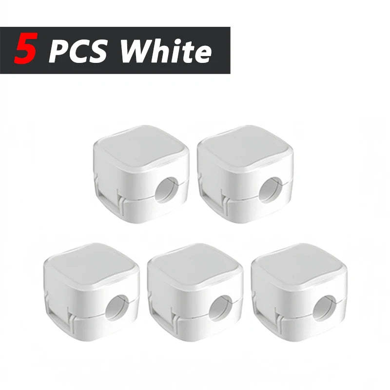 Non-magnétique, robuste  Attaches-câbles réglables pour organiser les cordons |   Organisateur adhésif sous le bureau pour la maison, le bureau, la voiture, le mur, le bureau de travail