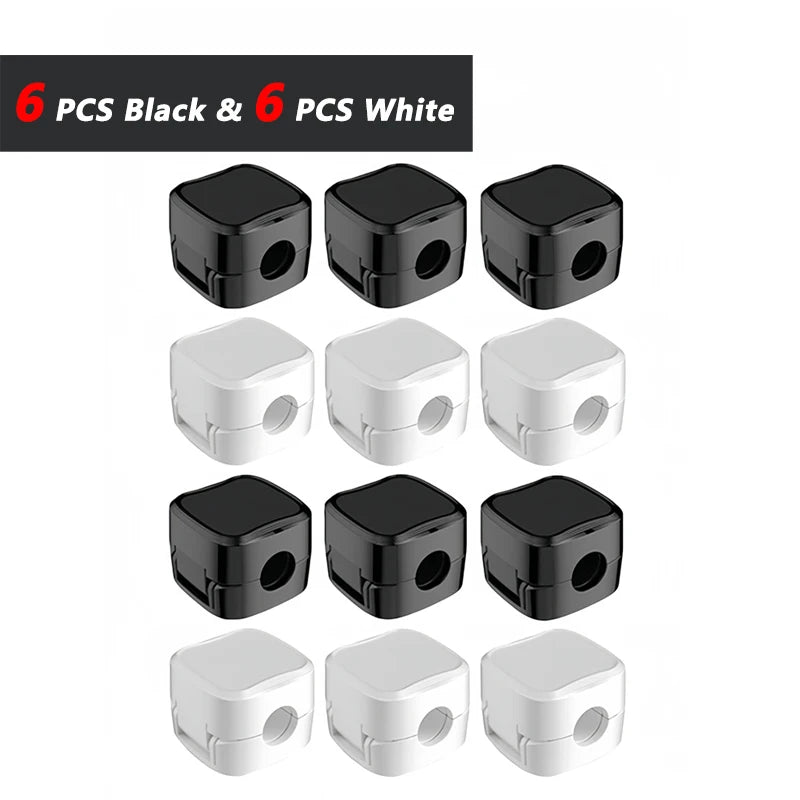 Non-magnétique, robuste  Attaches-câbles réglables pour organiser les cordons |   Organisateur adhésif sous le bureau pour la maison, le bureau, la voiture, le mur, le bureau de travail