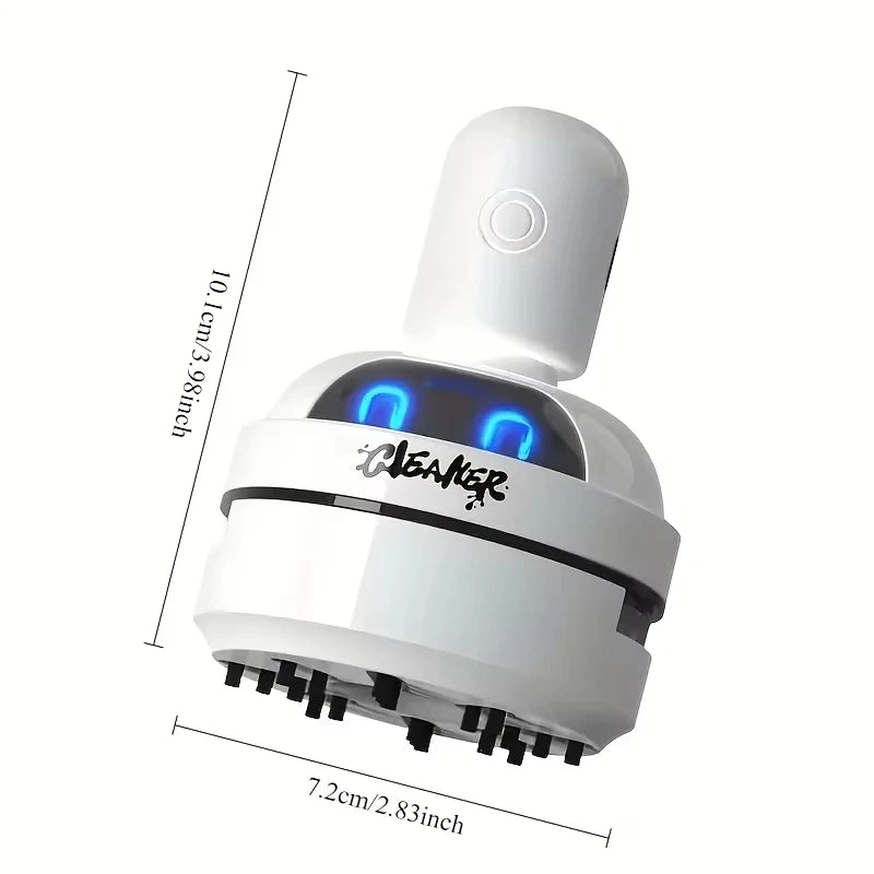 Mini aspirateur de bureau Portable, Rechargeable par Usb, 3 vitesses, collecteur de poussière pour ordinateur, pour le nettoyage des claviers du bureau et de la maison