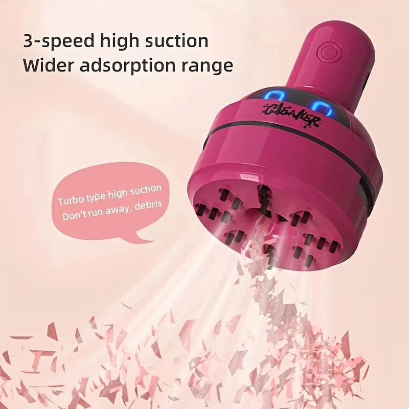 Mini aspirateur de bureau Portable, Rechargeable par Usb, 3 vitesses, collecteur de poussière pour ordinateur, pour le nettoyage des claviers du bureau et de la maison